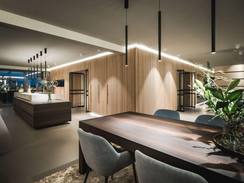 interieurarchitect interiorarchitect Wildenberg ontwerp exclusief interieur binnenhuisarchitect interiordesign exclusive interior luxuryinteriors luxuryhomes eettafel hoek keuken