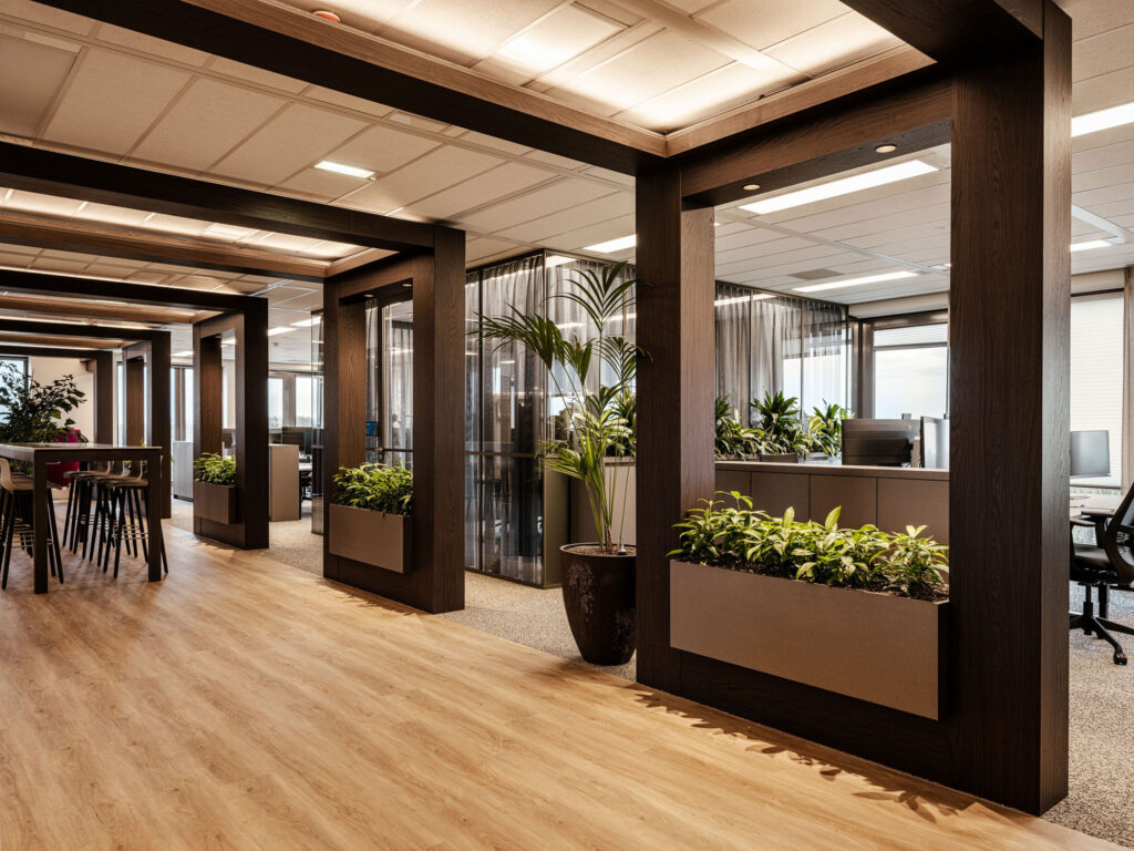 interieurarchitect Wildenberg NTT Data kantoor Meinema Peter Baas gangzone groen