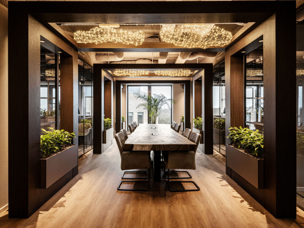 interieurarchitect Wildenberg NTT Data kantoor Meinema Peter Baas vergadertafel 10 personen board room